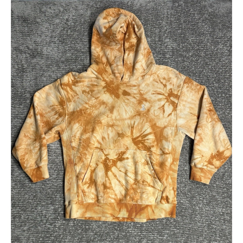 Chubbies Tie Dye Hoodie Orange Tie Dye Men's Medium Sweatshirt